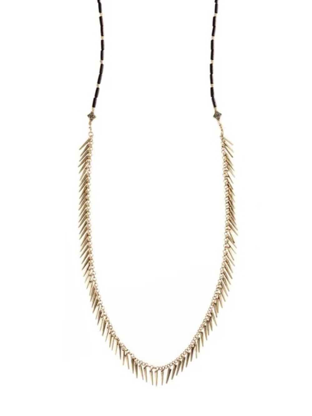 Jenny Bird Gold Palm Rope Necklace